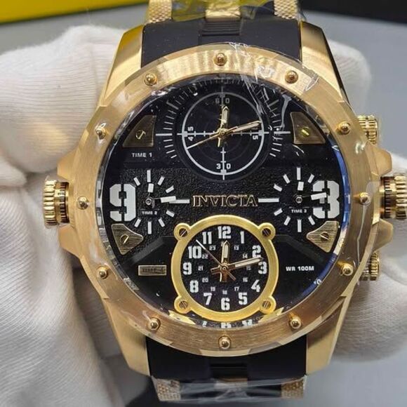 Invicta Coalition Forces Sniper Men\'s Watch - 50mm. Gold, Black (31141) main image 6